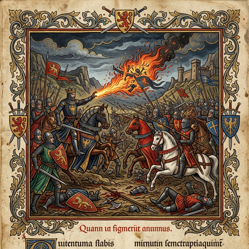 騎士団の戦闘図